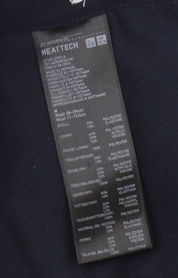 Uniqlo HEATTECH Men’s Black 28-29in Thermal Tapered Trousers