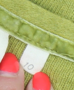 White Stuff Women’s Green Size 10 V-Neck Button Knit Cardigan Pockets
