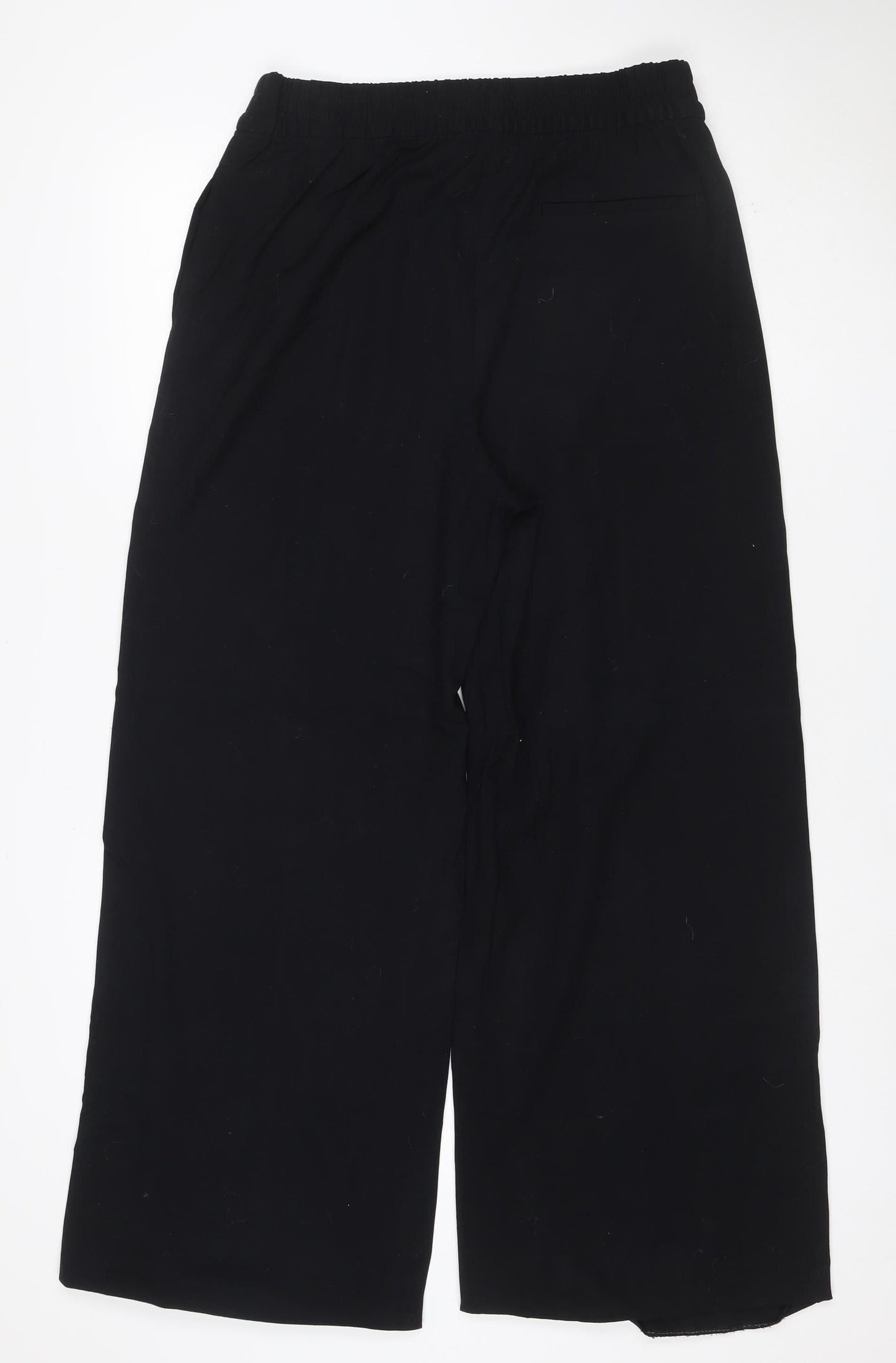 M&S Women’s Black Size 12 Elastic Waist Straight Work Trousers