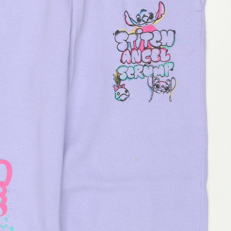 Additional view of Primark Disney Stitch girls’ purple sweatpants 11-12 years jogger