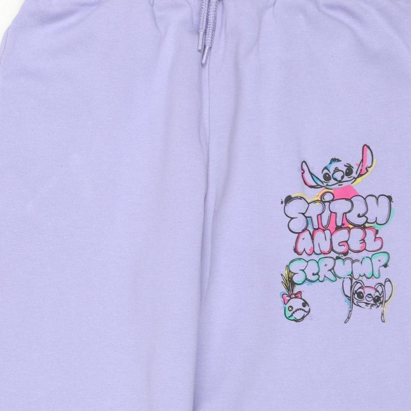 Additional view of Primark Disney Stitch girls’ purple sweatpants 11-12 years jogger
