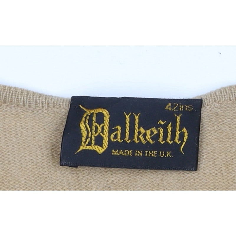 Dalkeith Women’s Beige UK 20 Scoop Neck Longline Tunic Jumper