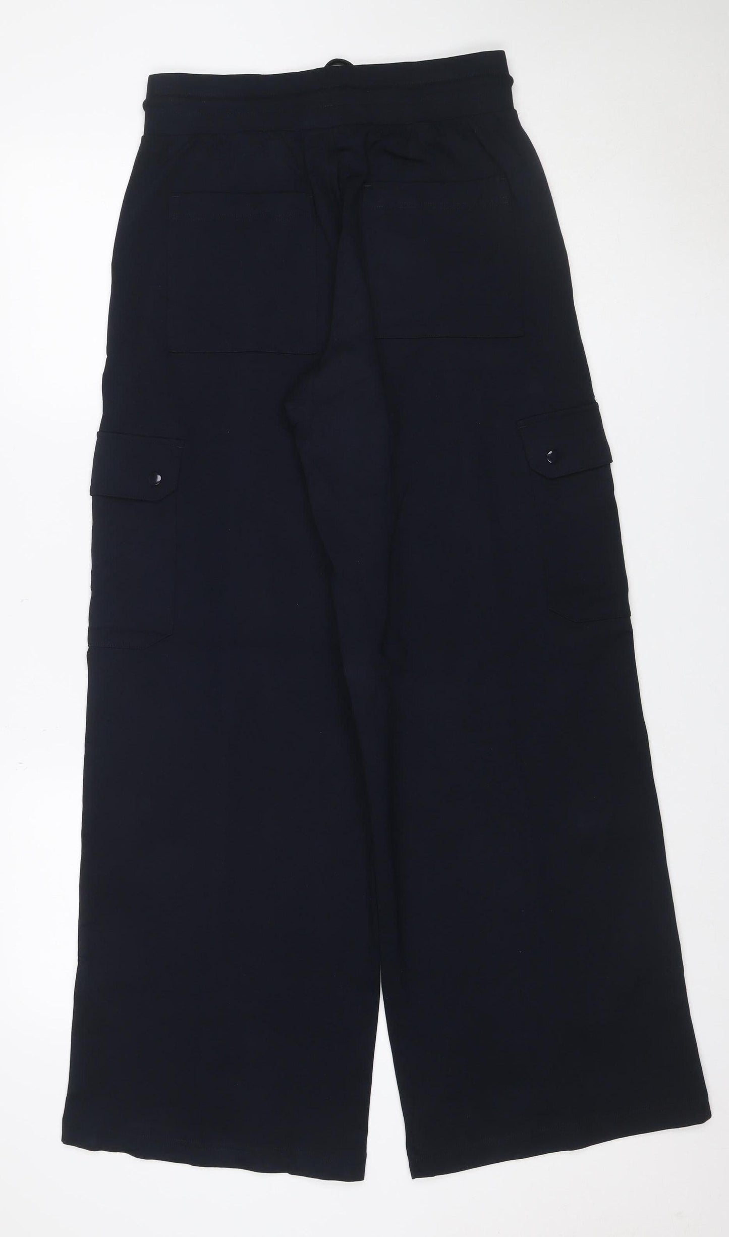 Marks and Spencer Women Blue Size 10 Cargo Drawstring Trousers