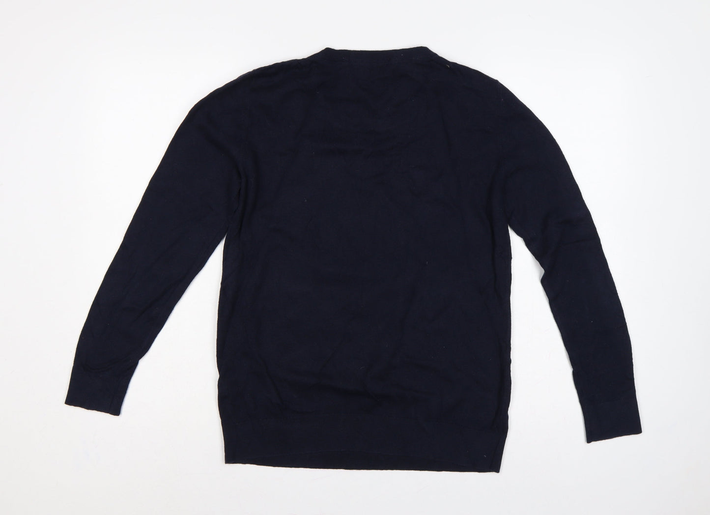 Crew Clothing Company Women's Blue 14 Pullover Sequin Jumper