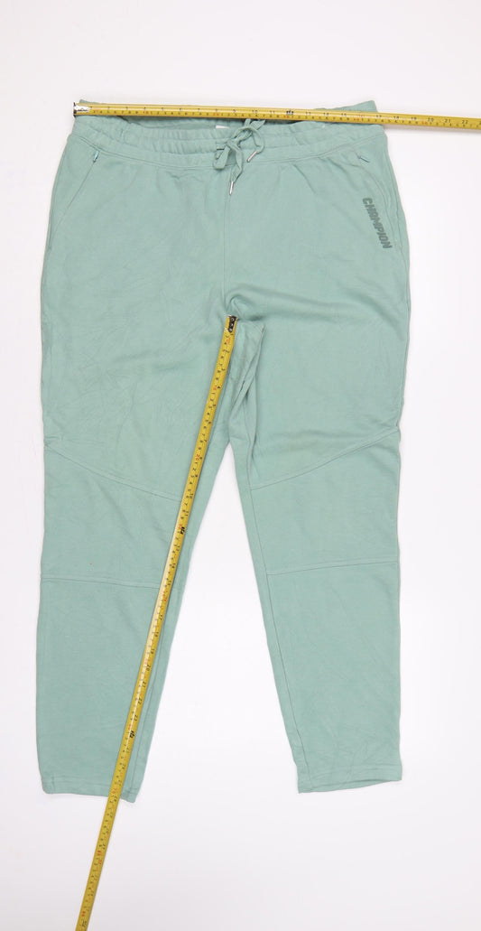Champion Elite Women’s Green L Jogger Trousers Logo Drawstring