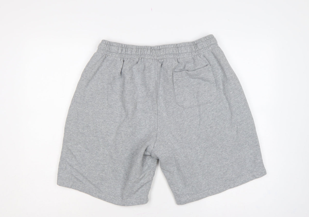 Fila Men’s Grey XL Sweat Shorts Drawstring Logo Sports Casual