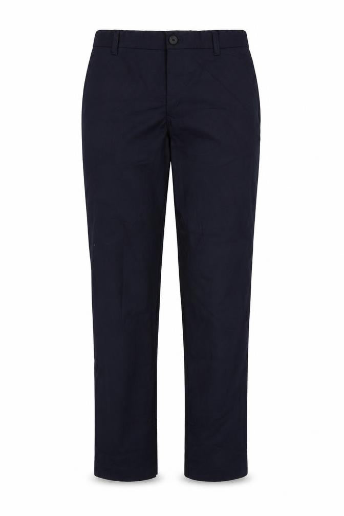 Zara Women’s Blue M Straight Leg Smart Trousers Pockets