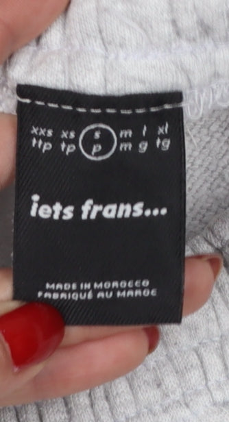 iets frans... Women Grey S Petite Cuffed Sweatpants Joggers