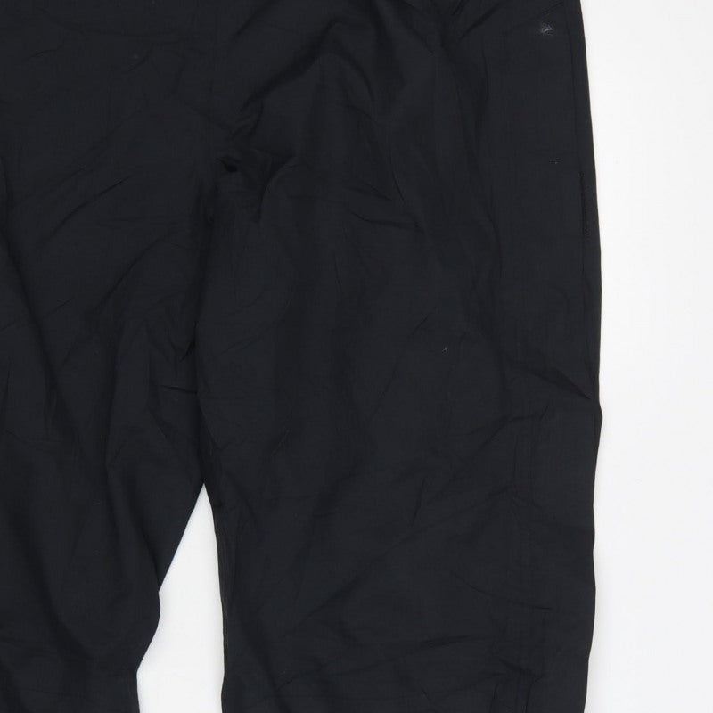 Berghaus Men Black XXL Snow Pants Elastic Waist Drawstring Trousers