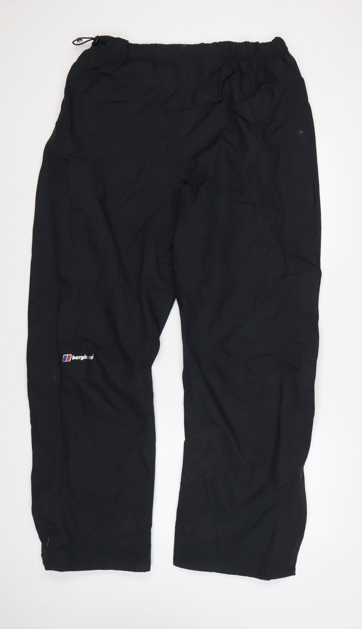 Berghaus Men Black XXL Snow Pants Elastic Waist Drawstring Trousers