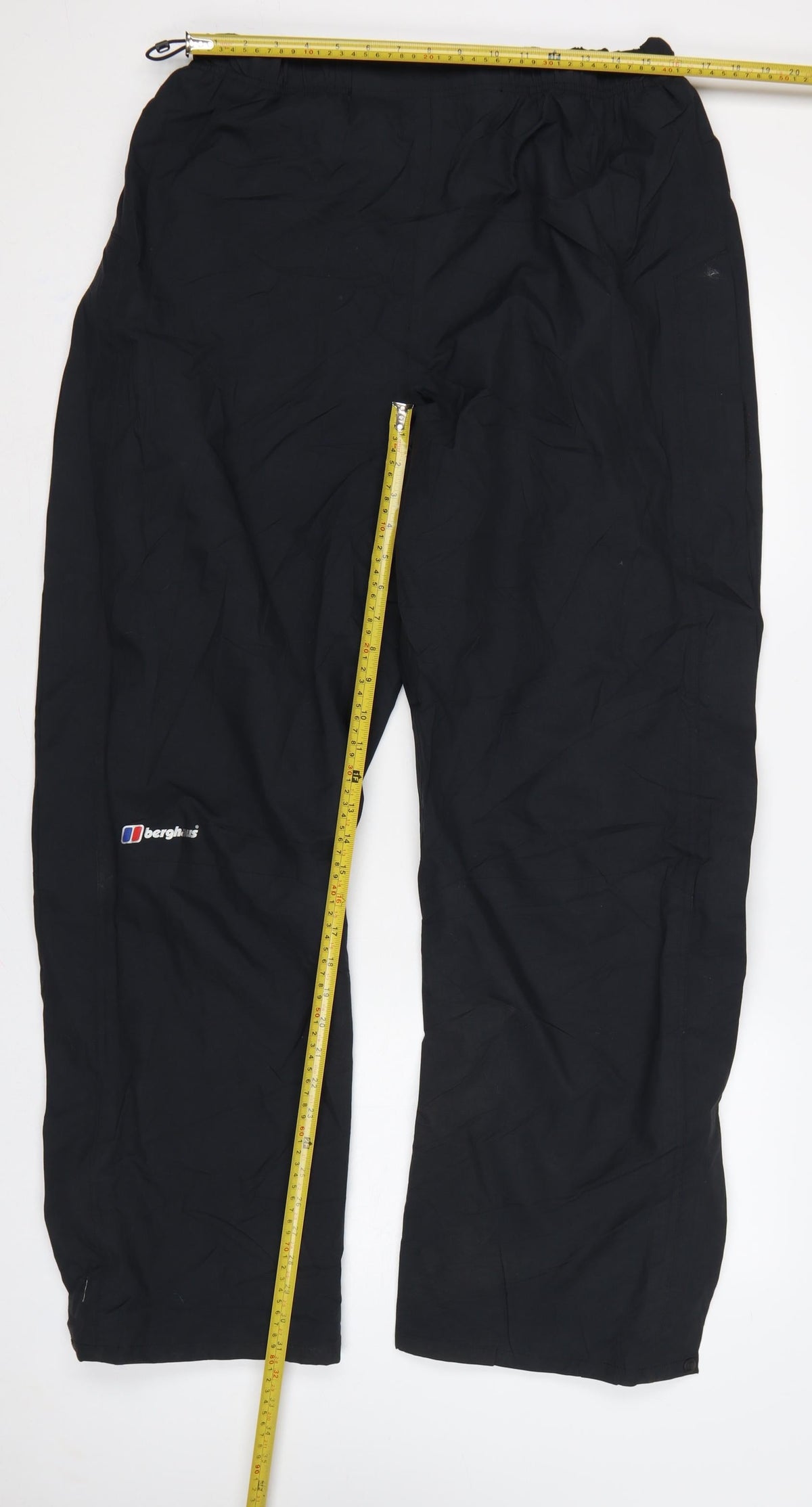 Berghaus Men Black XXL Snow Pants Elastic Waist Drawstring Trousers