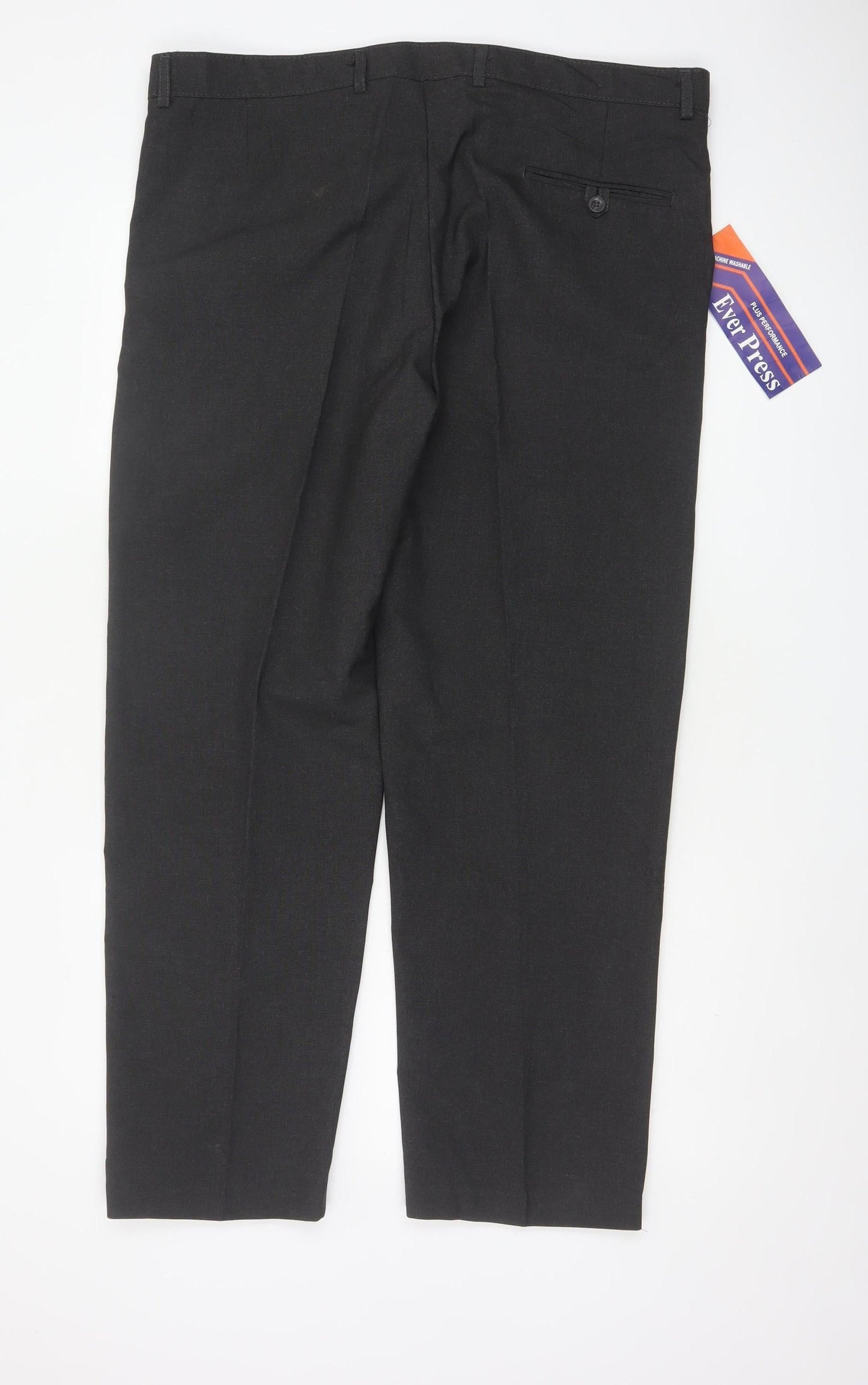 Ever Press Men’s Black Size 40 29in Leg Classic Dress Trousers NWT