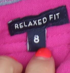 Crew Clothing Company Women’s Pink Size 8 Relaxed Fit Cotton Shirt