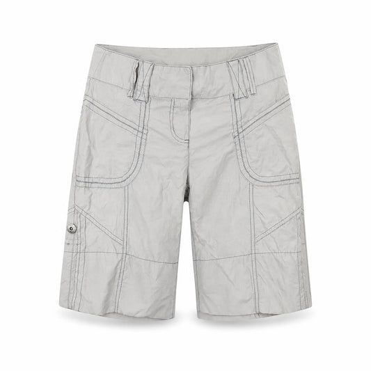 Next Women’s Grey Cargo Shorts UK 6 Cotton Nylon Multi Pocket