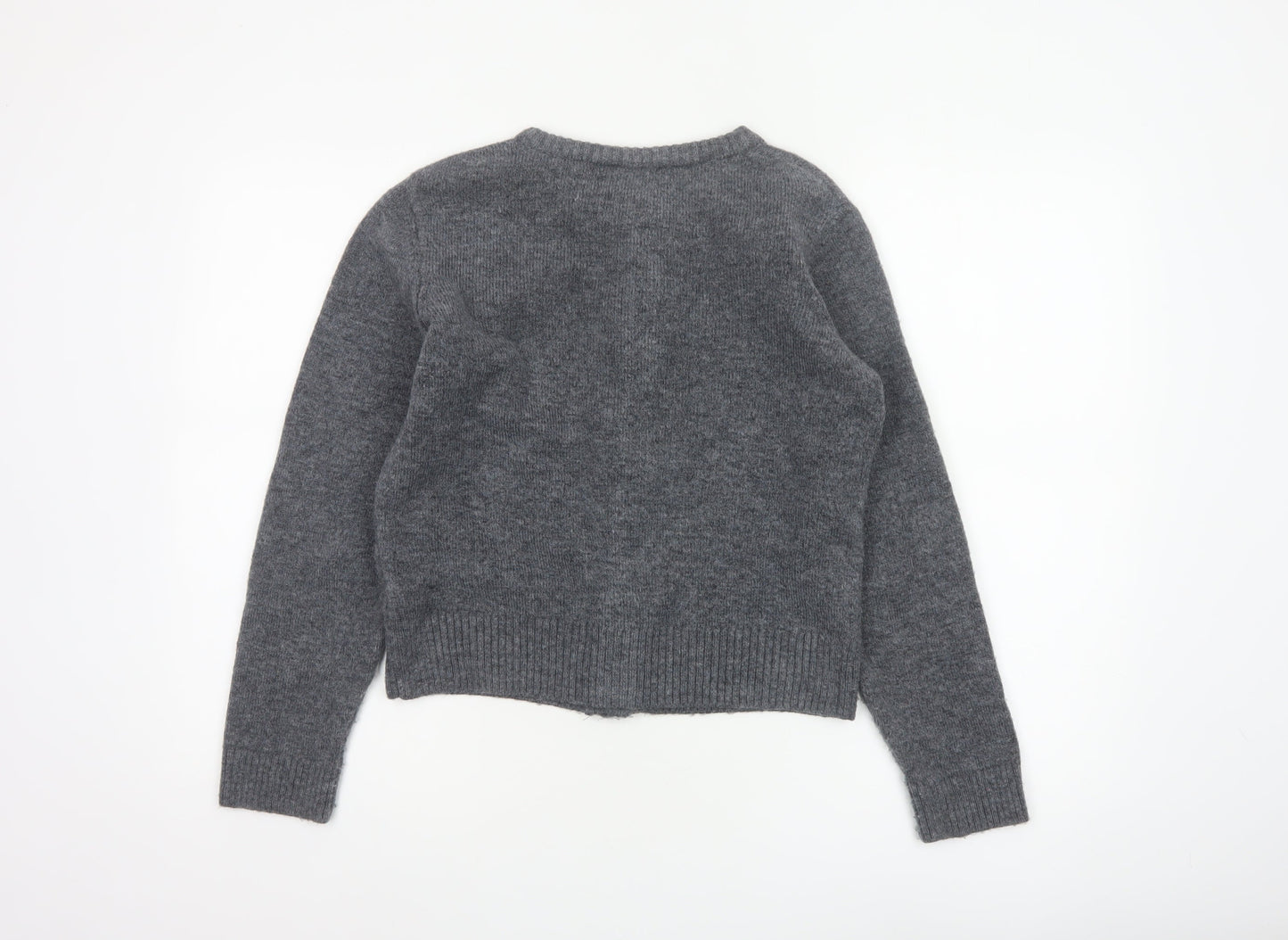 Marks and Spencer Women’s Grey S Jewel Button Knit Cardigan