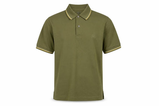 JW Anderson Men’s Green S Cotton Pique Logo Polo Shirt
