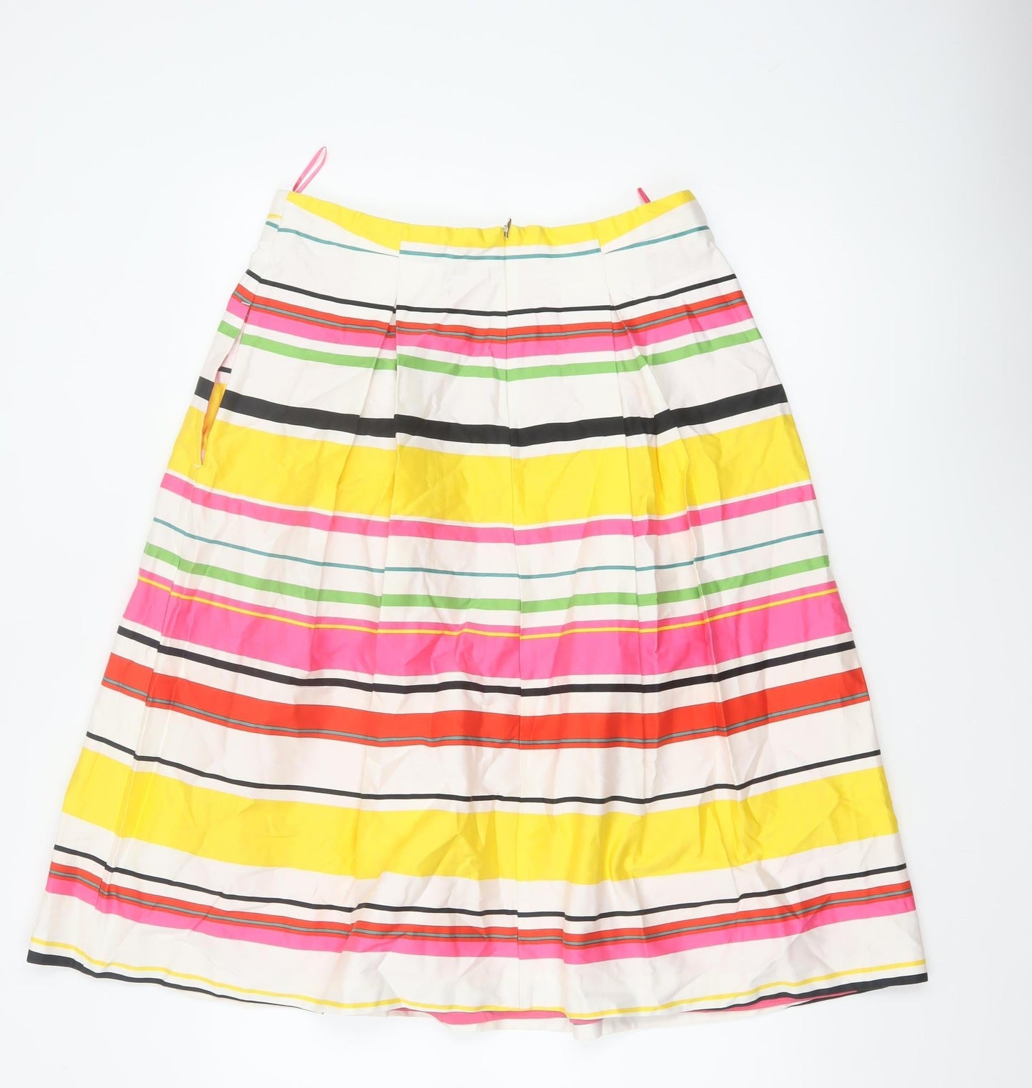 Esprit Women’s Multicoloured UK 14 Striped A-Line Knee Skirt
