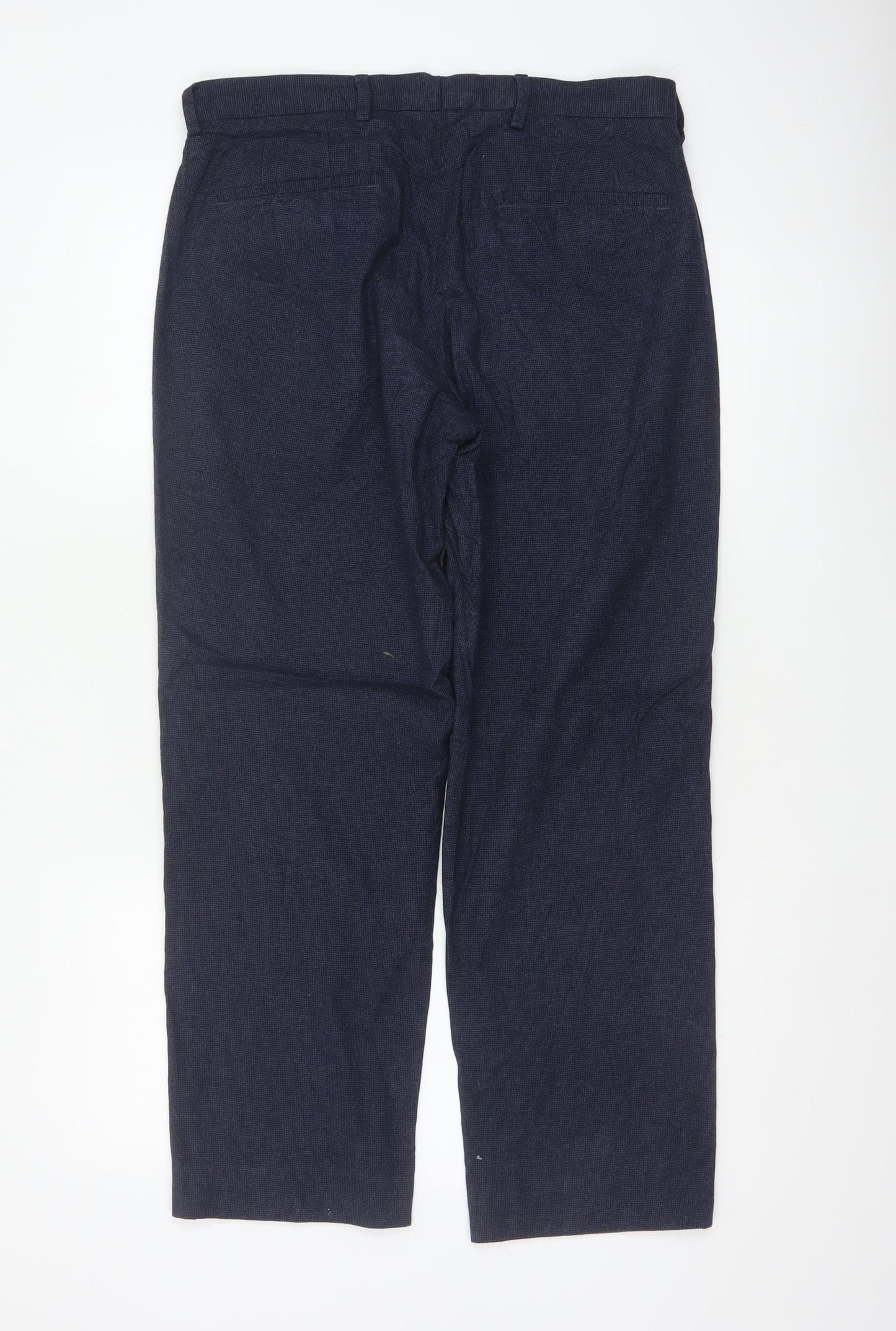Marks and Spencer Men’s Blue 32/29 Regular Straight Chino Trousers