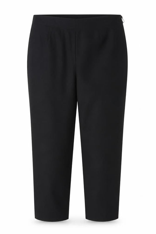 Marks and Spencer Women Black Size 24 Short Straight Dress Trousers