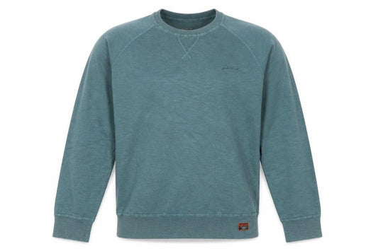 Superdry Men Green XL Cotton Crew Neck Pullover Jumper Logo