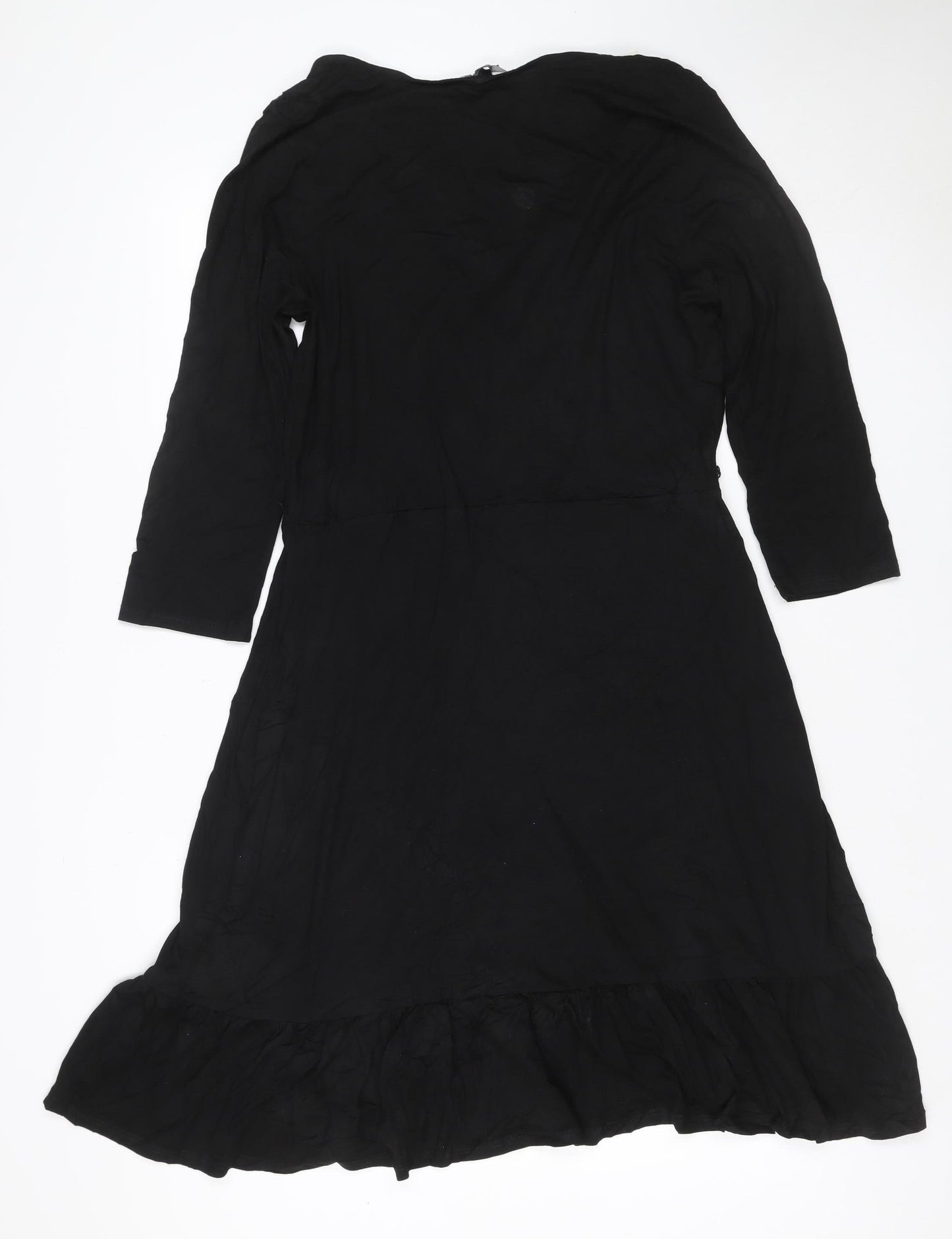 Friends Like These Women’s Black UK 14 Fit & Flare Knee Dress