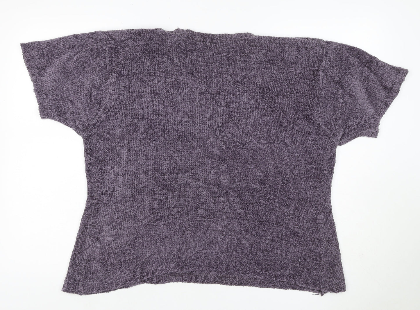 Berkertex Women Grey Size 18 Short Sleeve Dolman Knit Jumper