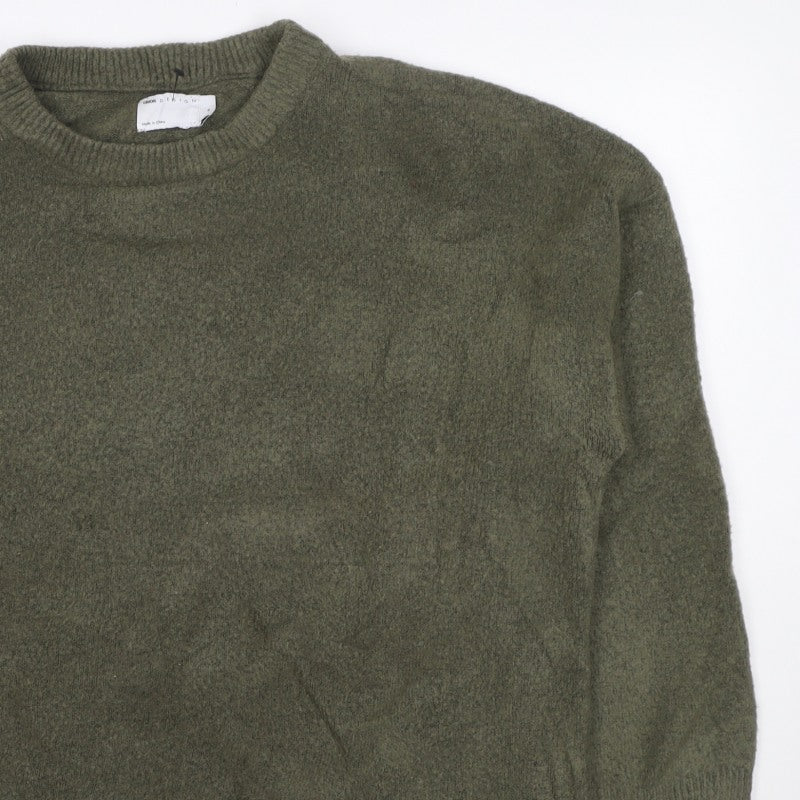 ASOS Design Women’s Green UK 12-14 Oversized Crew Neck Jumper