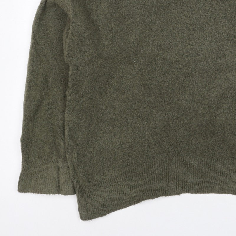 ASOS Design Women’s Green UK 12-14 Oversized Crew Neck Jumper