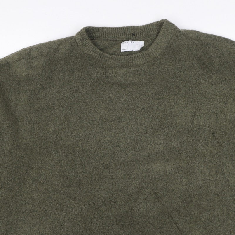 ASOS Design Women’s Green UK 12-14 Oversized Crew Neck Jumper