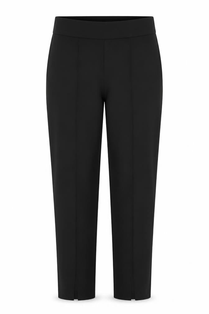 Zara Women Black UK 16 Straight Leg Tailored Dress Trousers