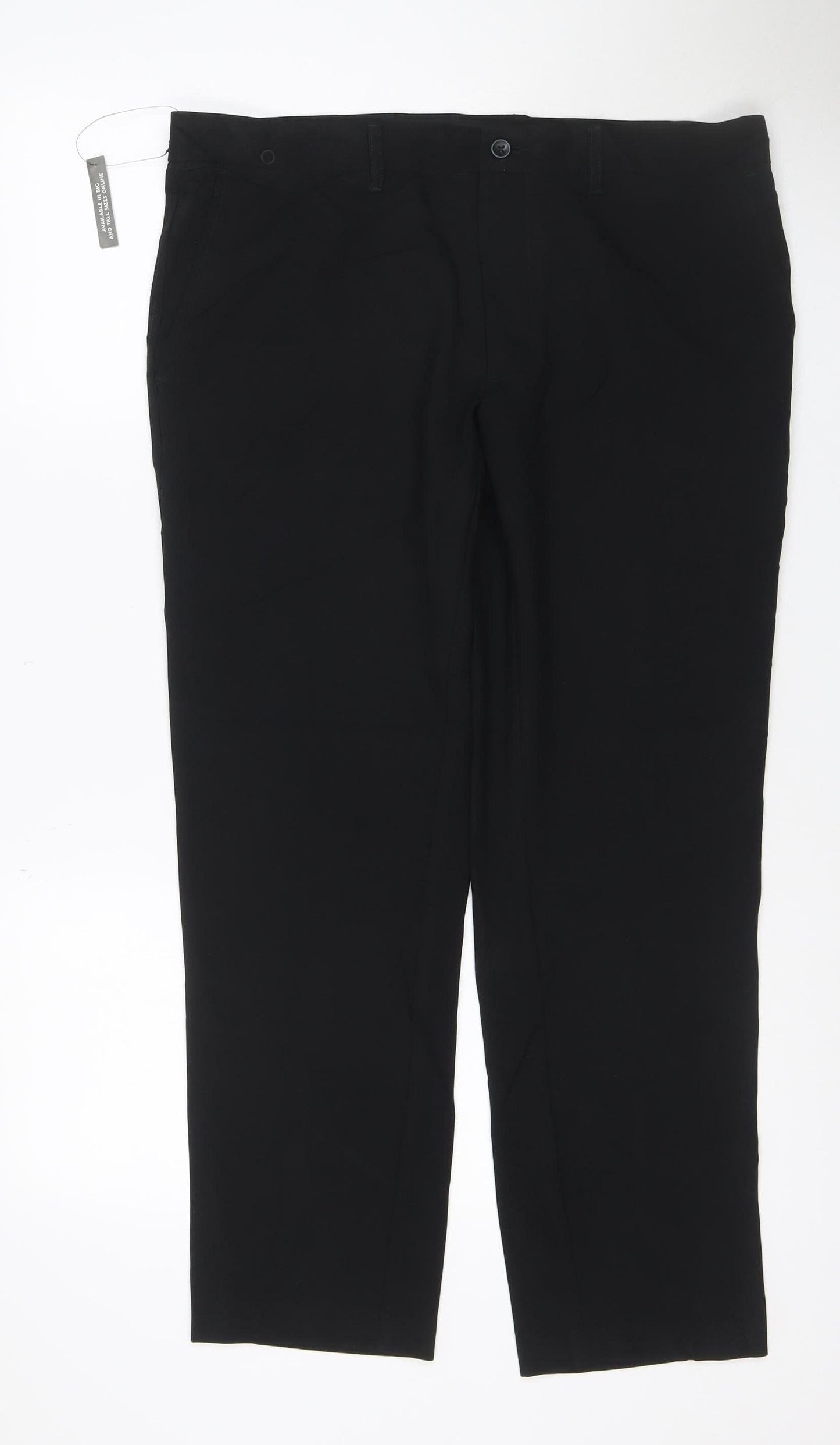 M&S Collection Women’s Black Slim Fit Dress Trousers 34W 29L