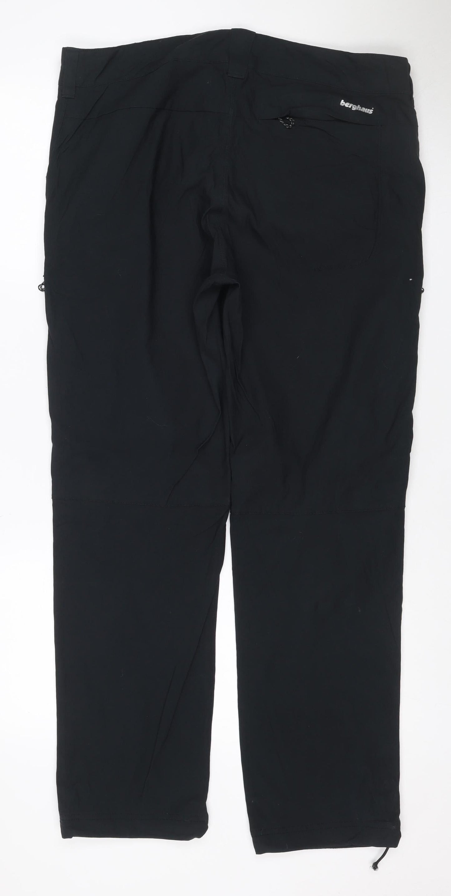 Berghaus Men’s Black 36 Regular Stretch Hiking Trousers Zip Pockets
