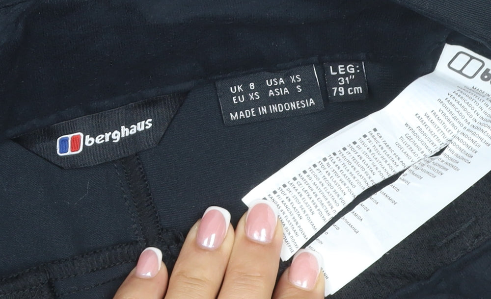 Berghaus Women’s Black UK 8 Deluge 2.0 Waterproof Rain Trousers 31in