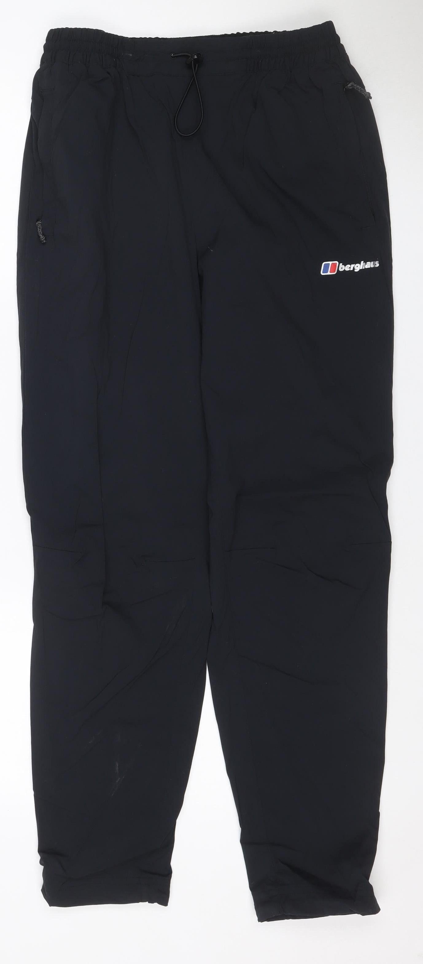 Berghaus Women’s Black UK 14 Tapered Jogger Trousers Drawstring
