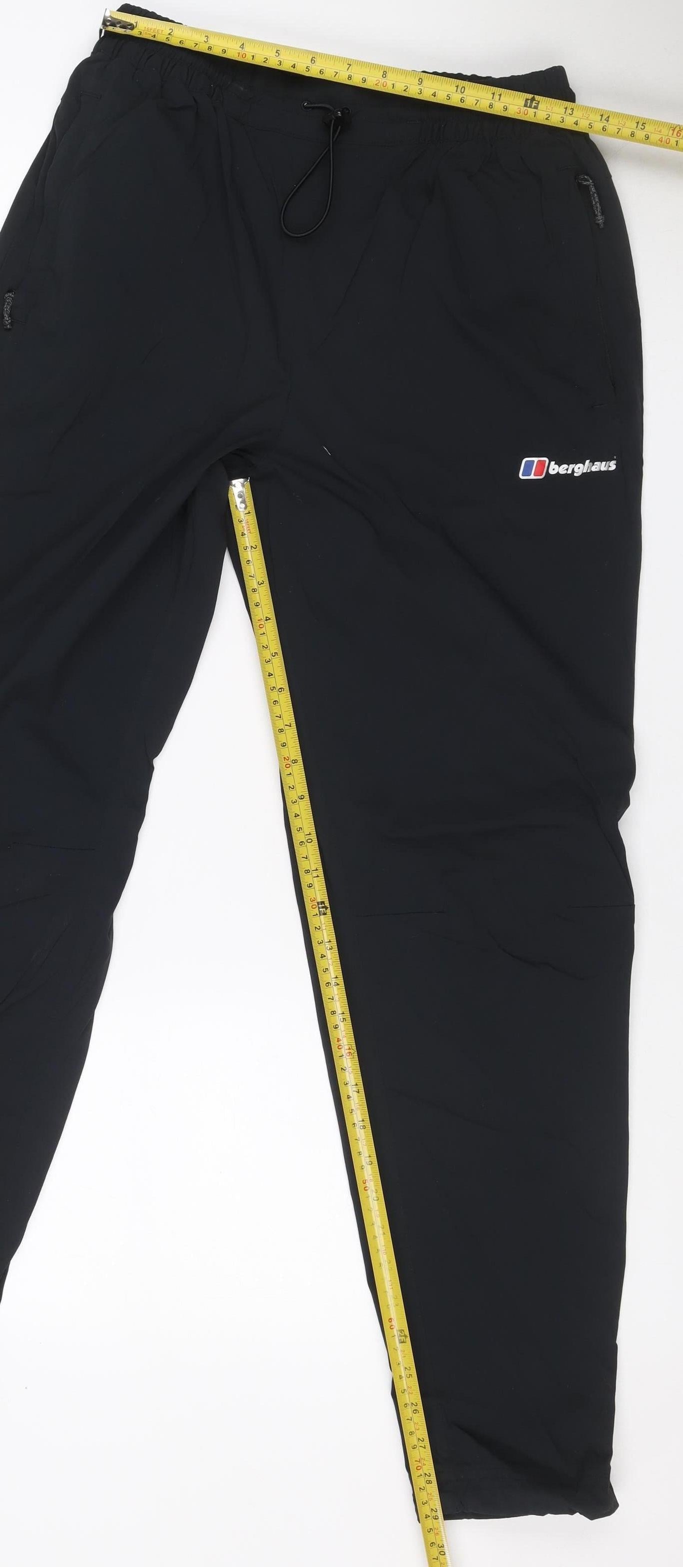 Berghaus Women’s Black UK 14 Tapered Jogger Trousers Drawstring