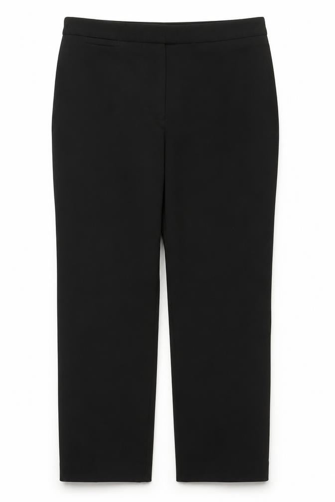 Jigsaw Women’s Black UK 12 Tailored Straight Leg Trousers