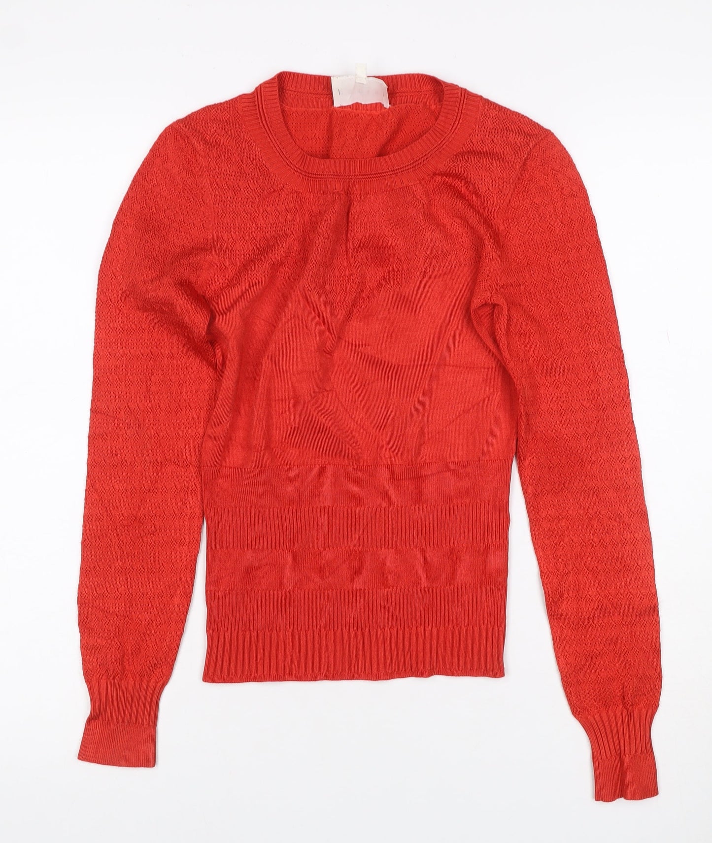 Damsel in a Dress Women’s Red Size 8 Geometric Knit Jumper