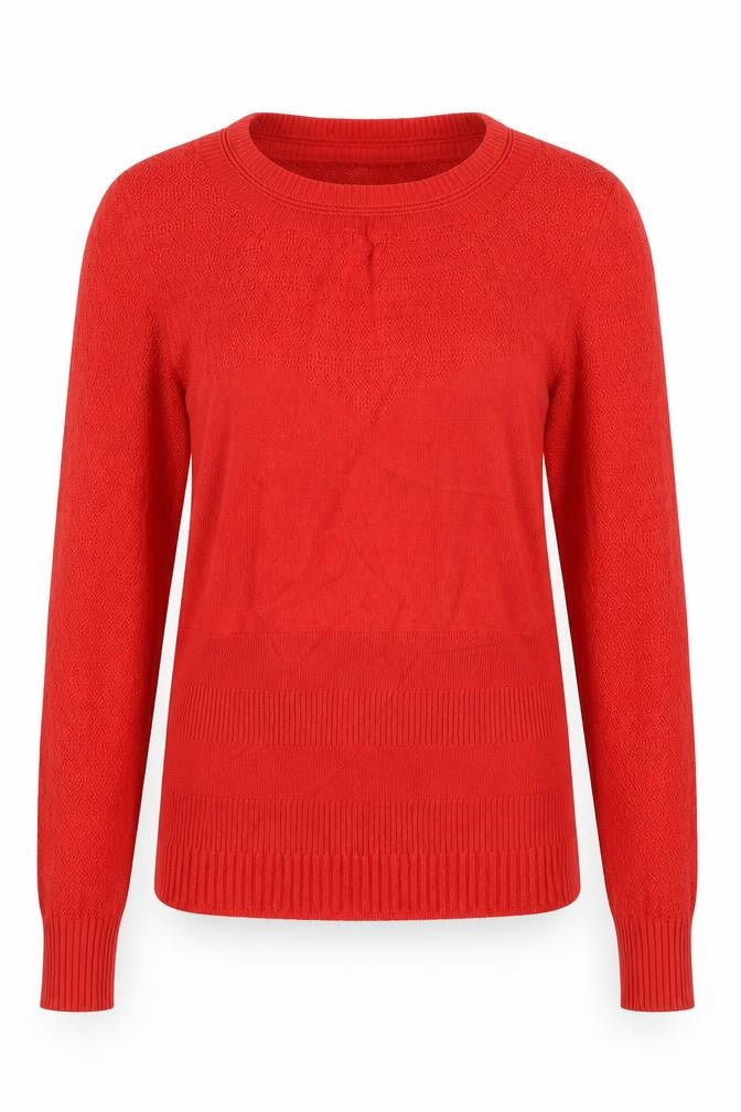 Damsel in a Dress Women’s Red Size 8 Geometric Knit Jumper