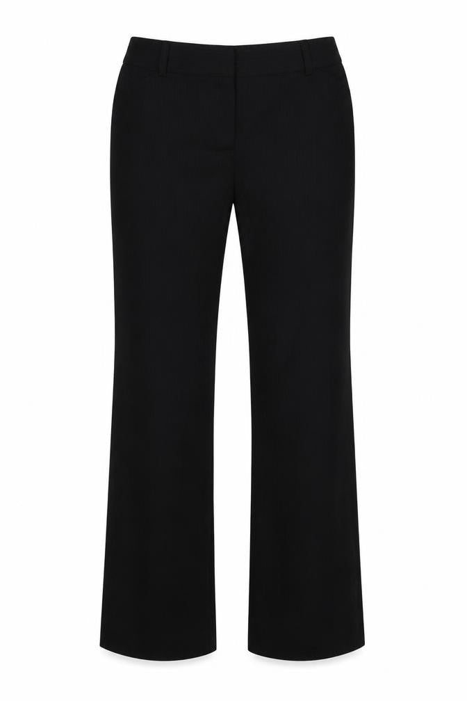 Style & Co. Women’s Black Pinstripe Stretch Dress Trousers UK 8 Petite
