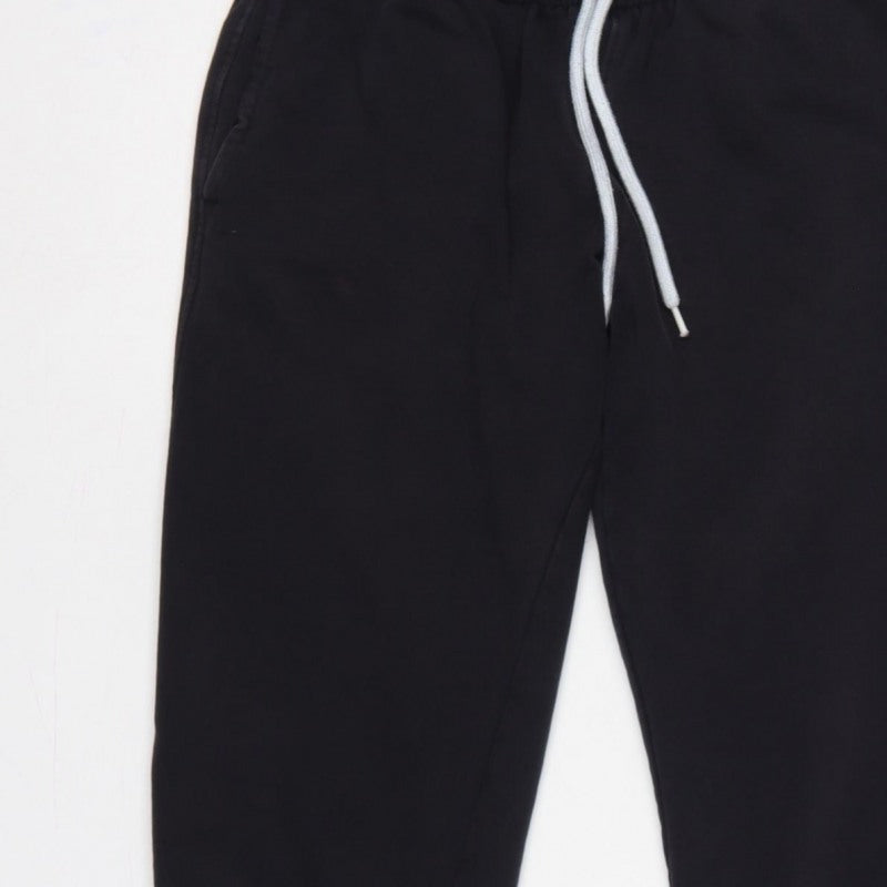 Champion Unisex Adults Black Small Logo Fleece Jogger Sweatpants