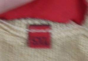 Fabicci Men’s Beige 3XL V-Neck Wool Blend Pullover Jumper
