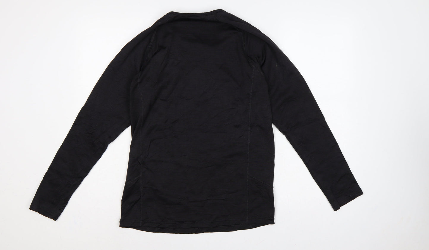 Trespass Men’s Black XS Long Sleeve Athletic Basic T-Shirt 32-34in