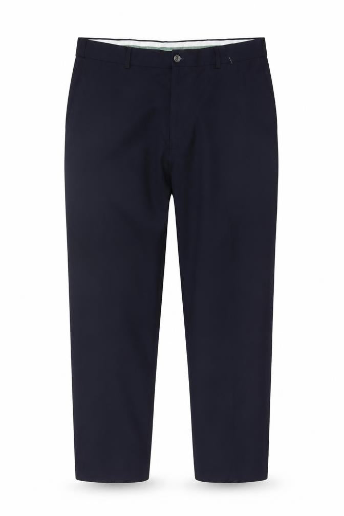 Arborlake Men’s Blue 42 Straight Flat Front Dress Trousers