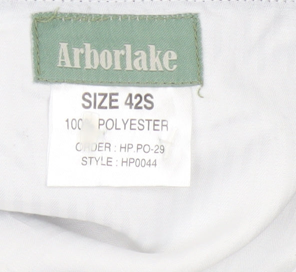 Arborlake Men’s Blue 42 Straight Flat Front Dress Trousers