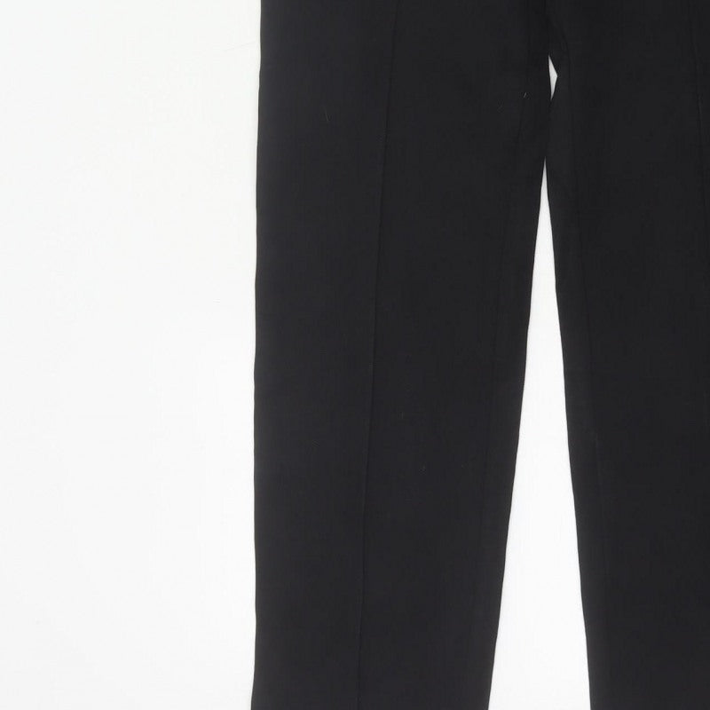 Marks and Spencer Women’s Black Size 8 Regular Straight Dress Trousers