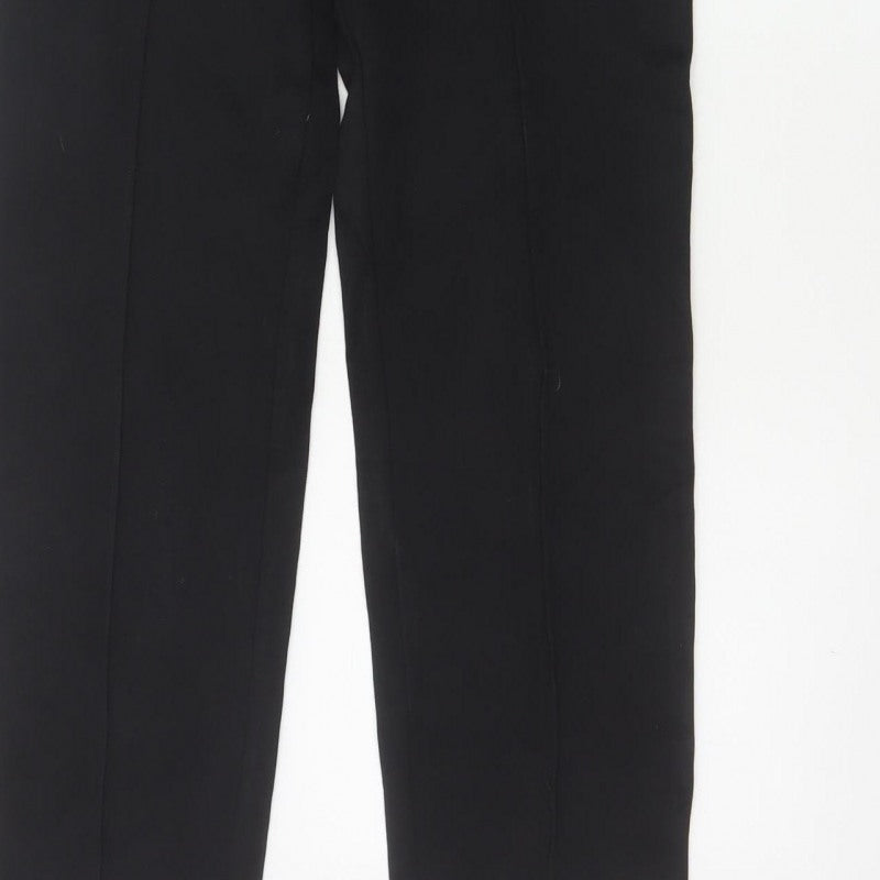 Marks and Spencer Women’s Black Size 8 Regular Straight Dress Trousers