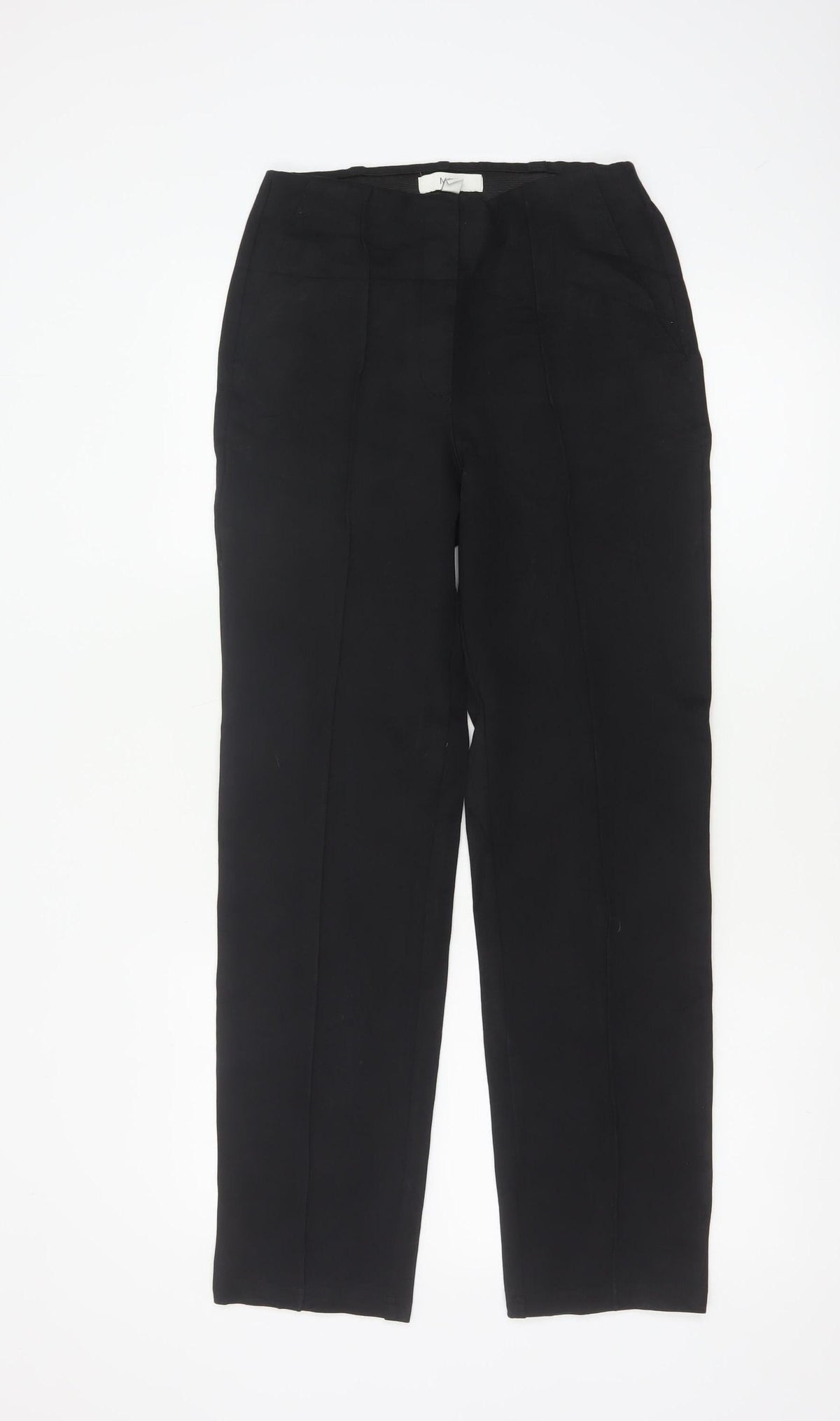 Marks and Spencer Women’s Black Size 8 Regular Straight Dress Trousers