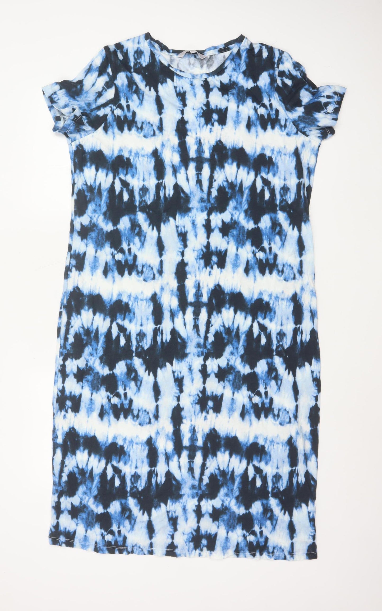 Red Herring Women’s Multicoloured Tie Dye T-Shirt Dress UK 16