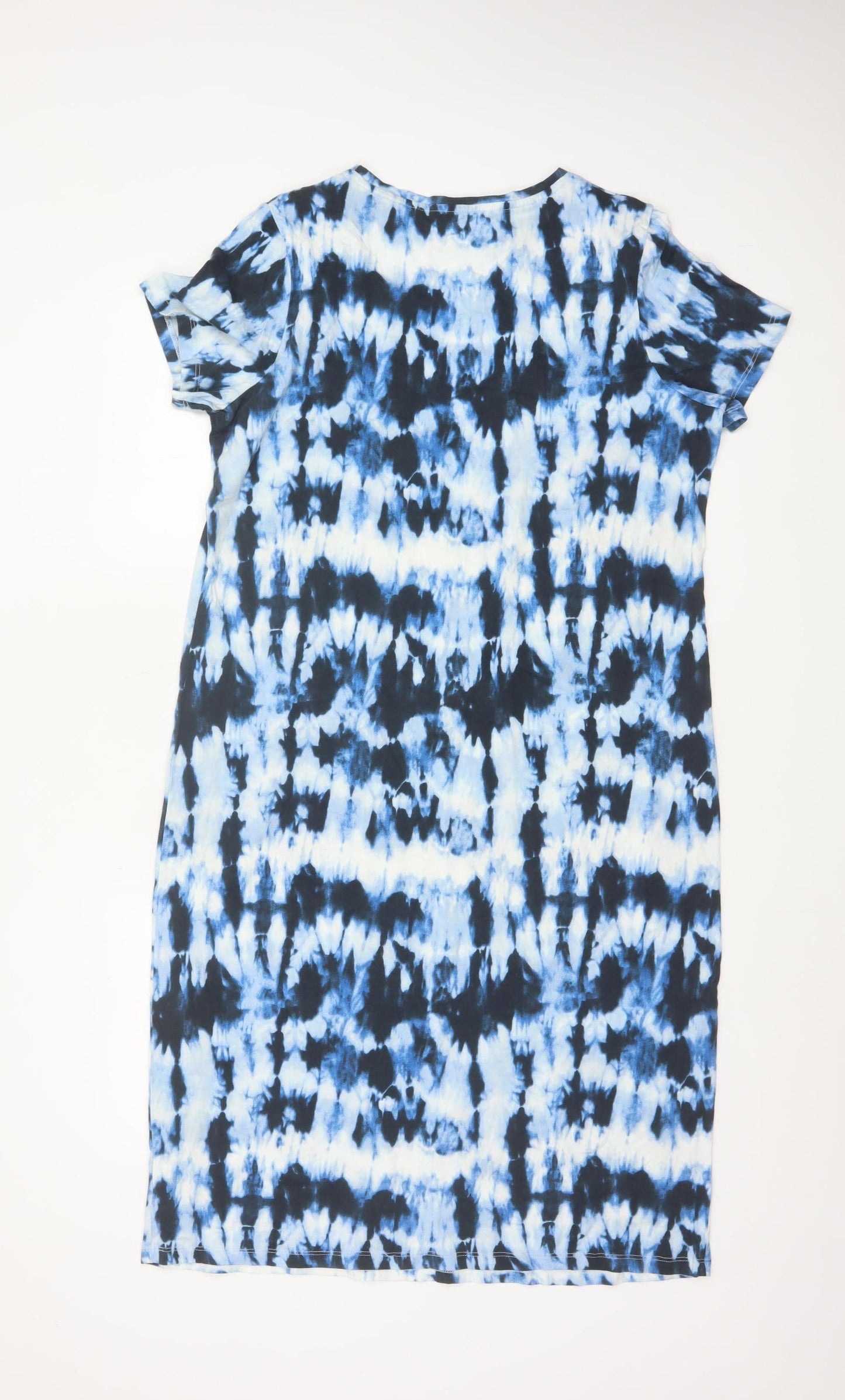 Red Herring Women’s Multicoloured Tie Dye T-Shirt Dress UK 16