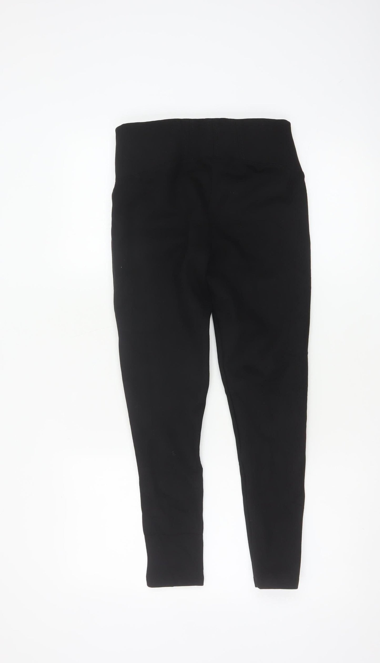 Marks & Spencer Women Black UK 10 High Waist Skinny Stretch Leggings